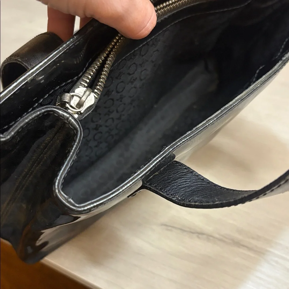 Vintage Celine Macadam PVC Mini Tote‎ – Black 11